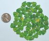50 10mm Two Tone Green\Yellow Leaf